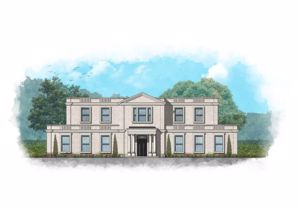 Proposed front elevation- click for photo gallery